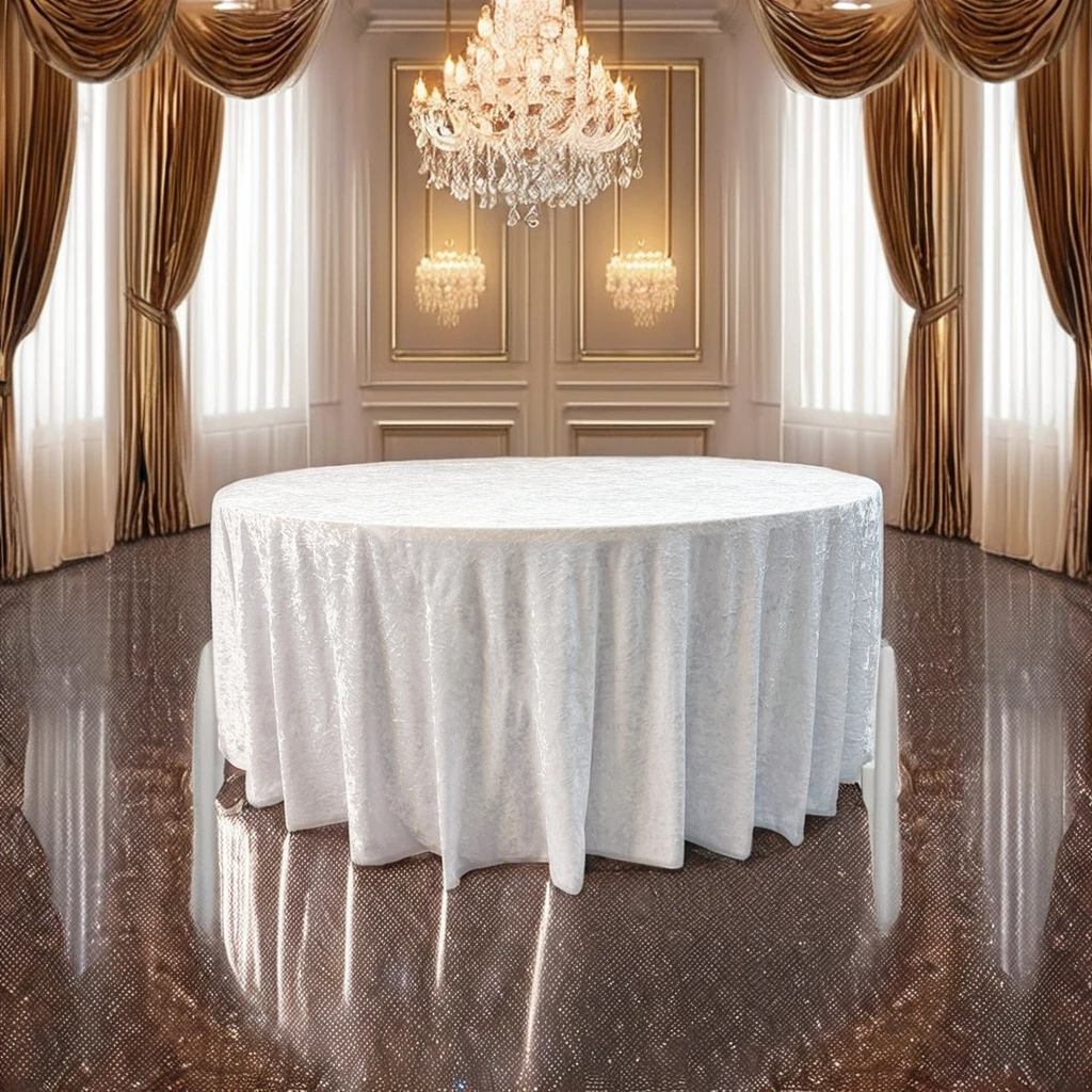 High-End Velvet Flannelette Tablecloth Luxury and Comfort for Home Families Restaurants Banquets and Other Occasions