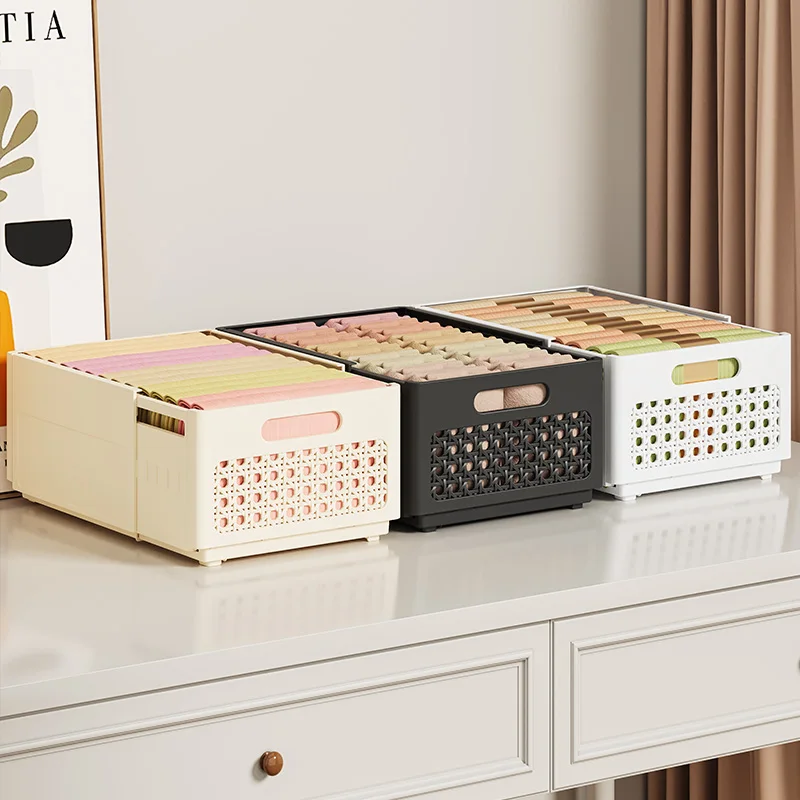 Home Kitchen Deep Storage Cabinets Right-Angle Retractable Organizing Boxes Plastic Tabletops Storage Baskets Cosmetics