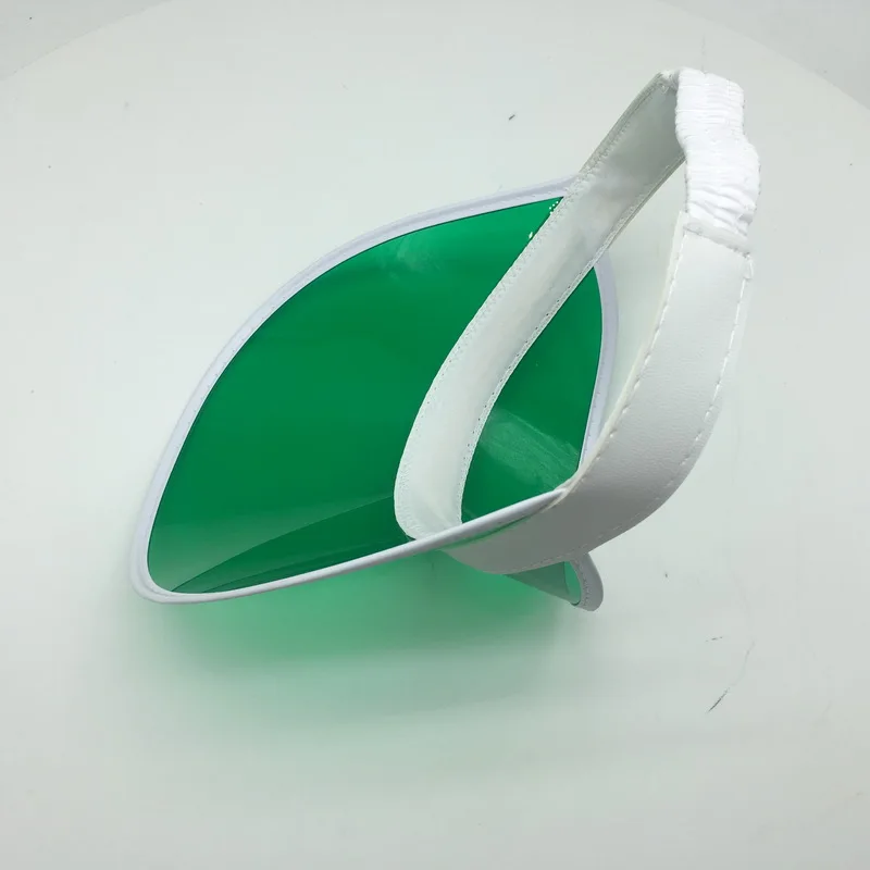 New wholesale Bulk Sale Plastic Visor Cap Transparent Plastic Visors