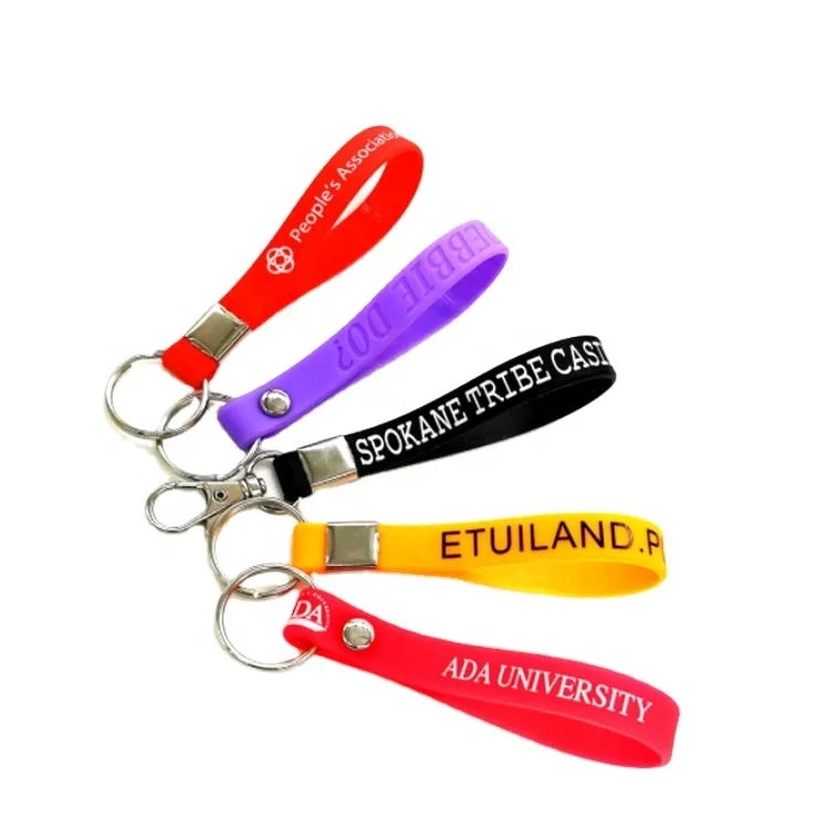 free design cheap silicone keychain ,silicone key ring, silicone key holder