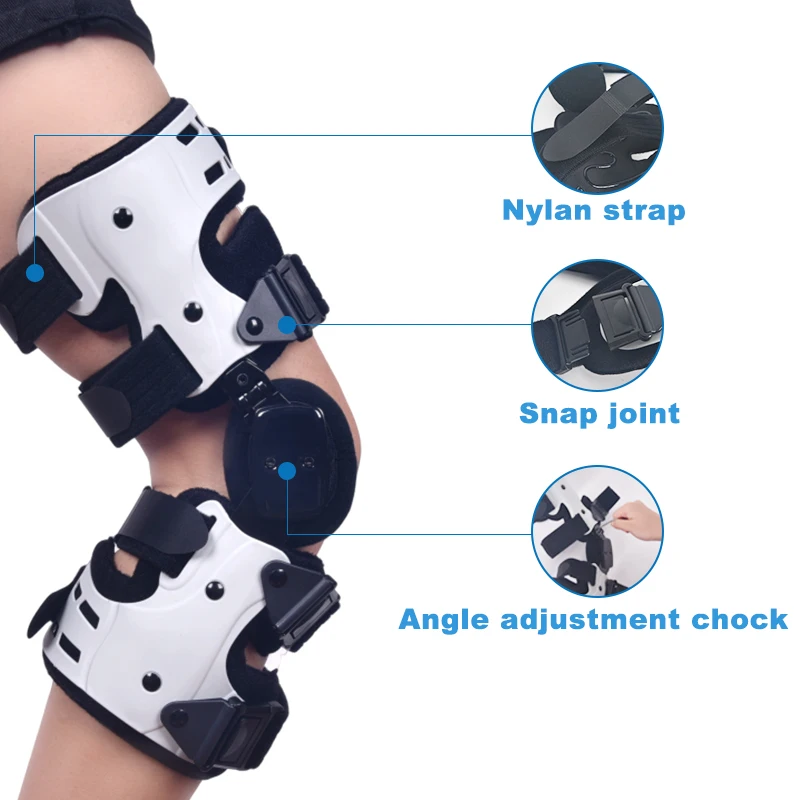 CHK-KN-003 Medical Hinged Knee Support Adjustable Orthopedic ROM Knee Brace For Healing Osteoarthritis and ACL MCL OA knee