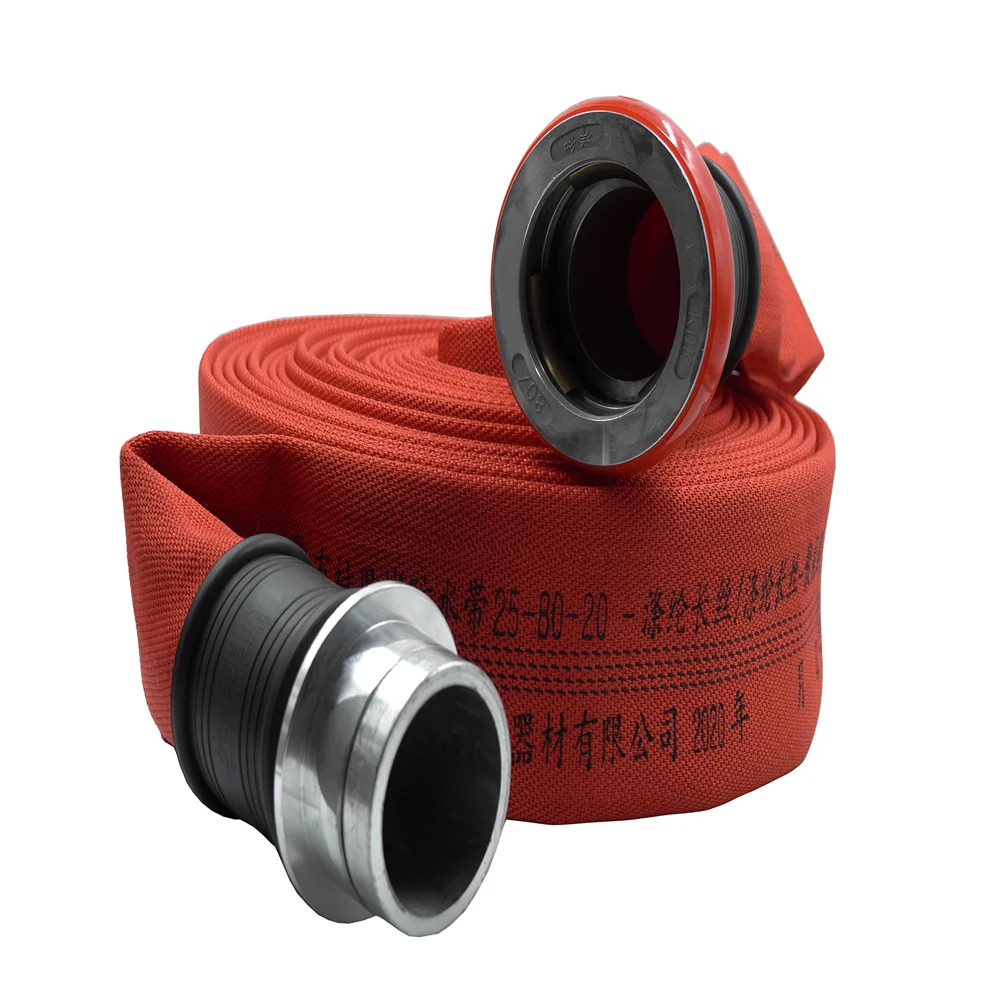 45mm Fire Hose Polyester Pvc Single Jacket Fire Fighting Pipes Or Farm Irrigation