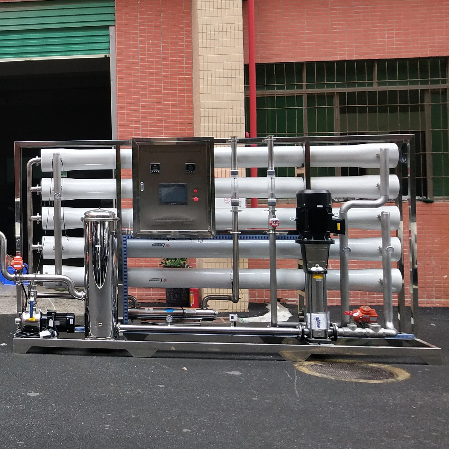 15m3/h Ro River/Well/Tap/Rains/Storm Water System of Membrane Filter with Full Stainless Steel for Food Manufacturers