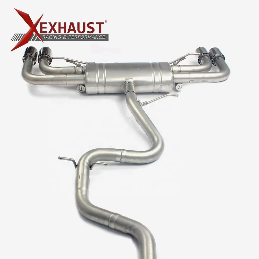 For Audi TT 2.0T 3.2T 2008-2017 catback exhaust pipes exhaust tip valvetronic exhaust muffler downpipe