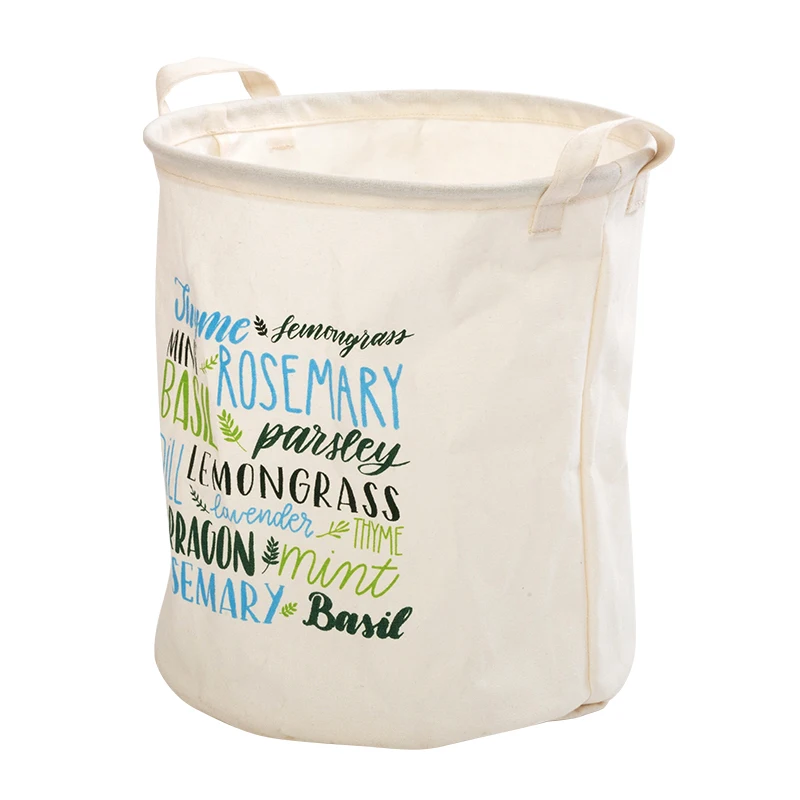 Foldable Double Laundry Hamper Barrel with Handles Laundry Basket Storage Hamper