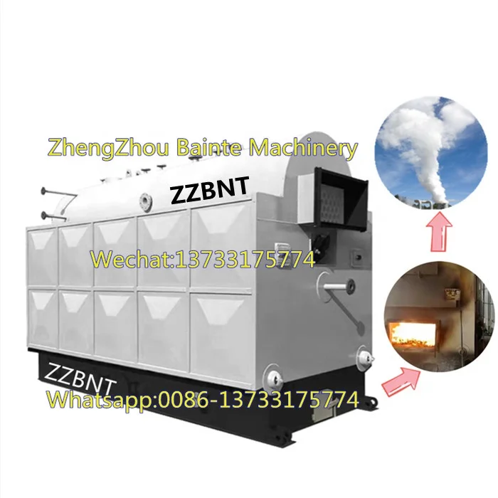 2021 Hot Sale New Type DZH Biomass Waste Fabric Jute Fired Steam Boiler