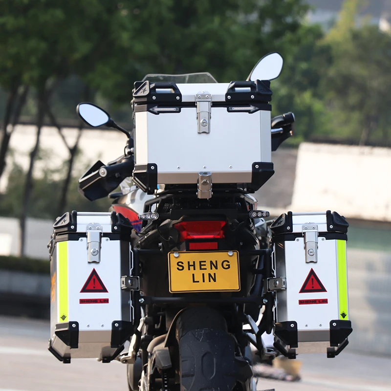 SHENGLIN High Quality Saddle Pannier Aluminum Motorcycle Side Box For Sale