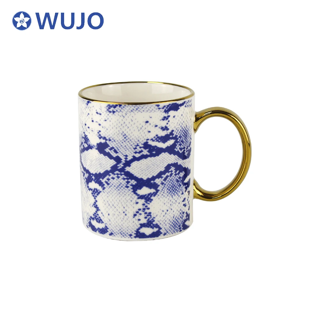 Ceramic Coffee Cup Mug Set Manufacturer Gold 11oz Wholesale Creative Ceramic Mugs