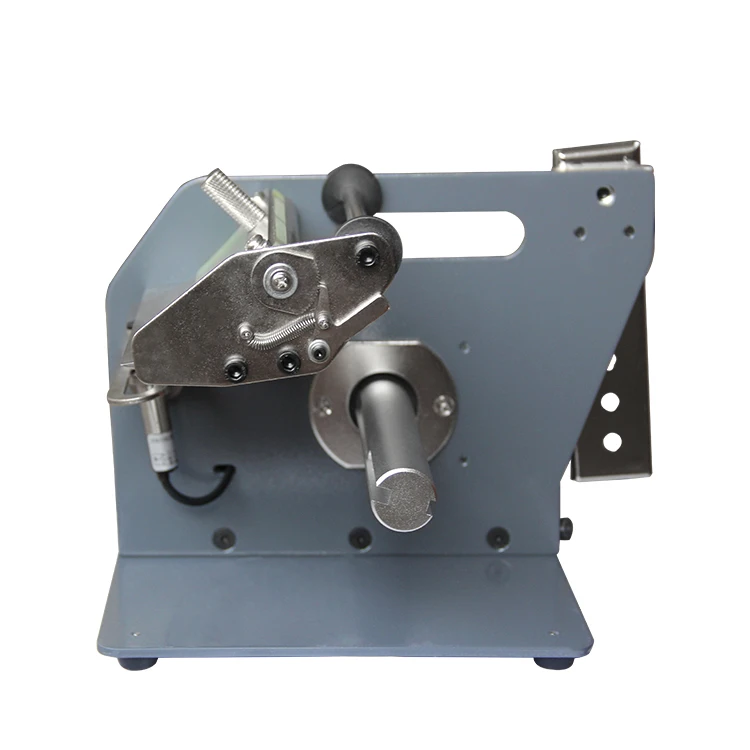 Factory two-way driven track semi auto labeling machine,labei stripper,dispenser