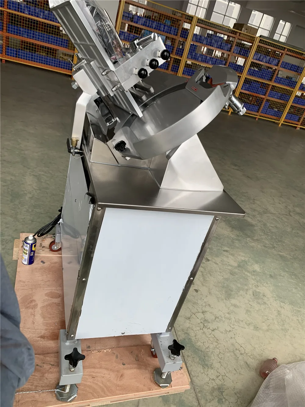 Electric Vertical Stainless Steel Commercial Automatic Cutting Machine Cheese Mutton Beef Ham Frozen Meat Slicer Slicing Machine