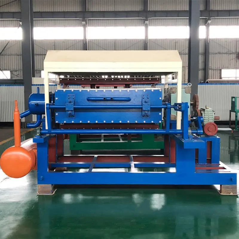 Recycled paper pulp forming machine egg trays making production line