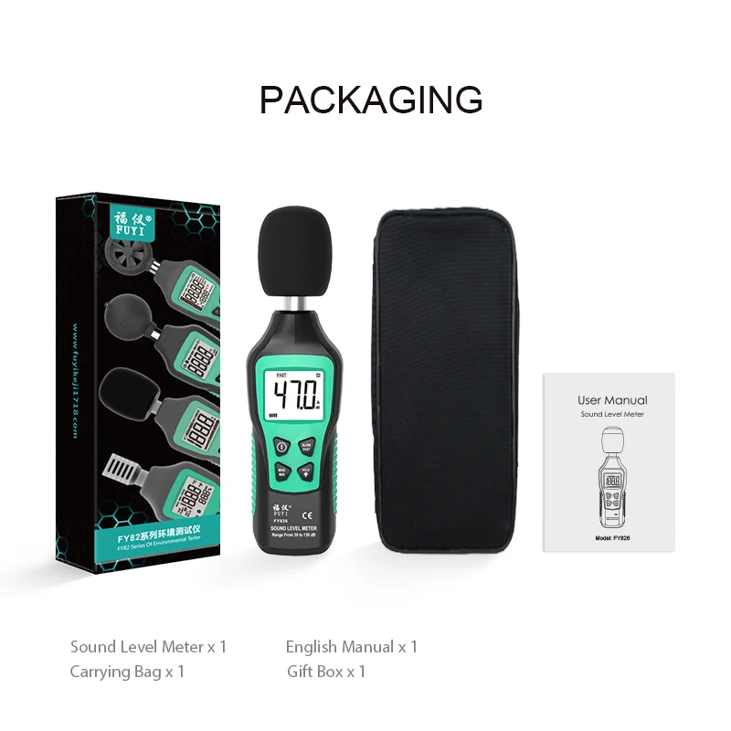 LCD Display Audio Volume Monitor Digital Noise Sound Level Meter Decibel Sonometer 30-130 dB