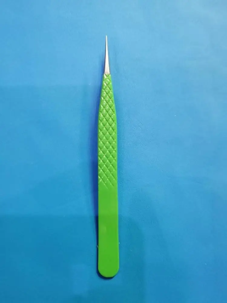 
Eyelash Extension Tweezer manufacturer wholesale Silver Color eyelash tweezer sets tools 