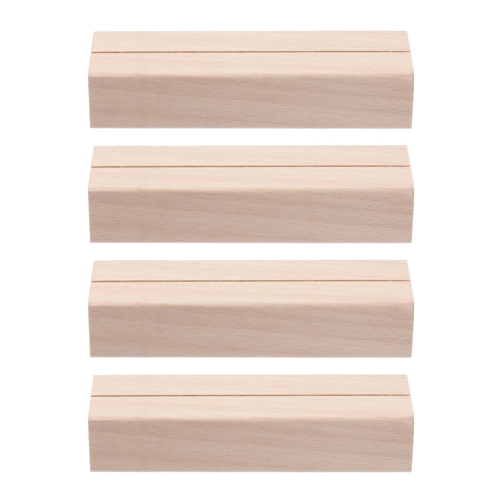 Custom Calendar Stand Beech Wood Fashion Design Wood Calendar Base Wooden Photo Base for Display Card