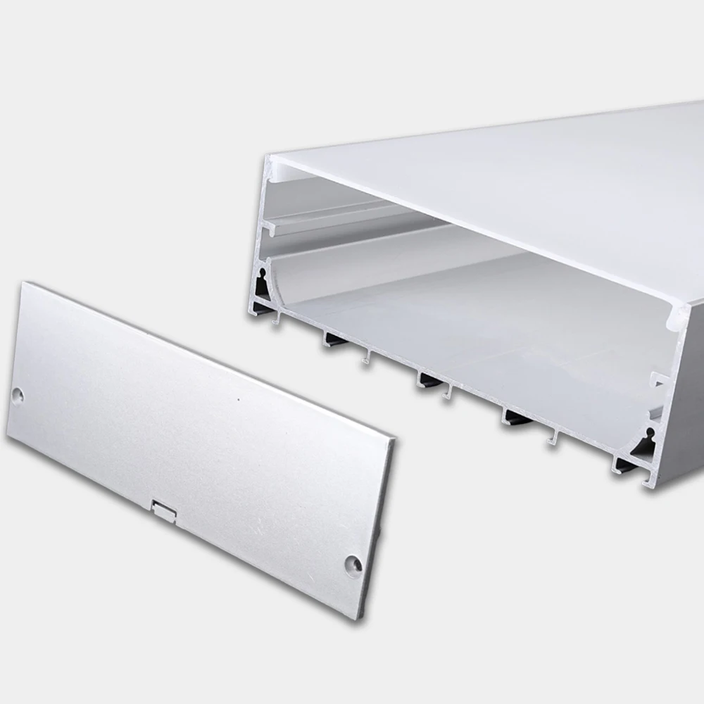 
116-Office line lights L*150*50mm 36W/mCeiling Surface mounted &Ceiling suspension Wide Aluminum profile light bar 