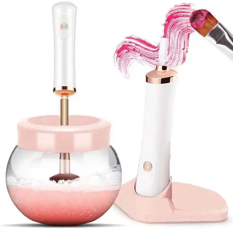 
Automatic Rotate Spinner Brush Cleaner Tool Electric Makeup Brush Cleaner and Dryer for all sizes Makeup Brush Sets 