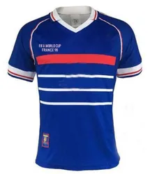 1998 2002 FRANCE RETRO VINTAGE ZIDANE HENRY MAILLOT soccer jerseys 1996 2004 Football shirt Trezeguet away finals 2006 white 200