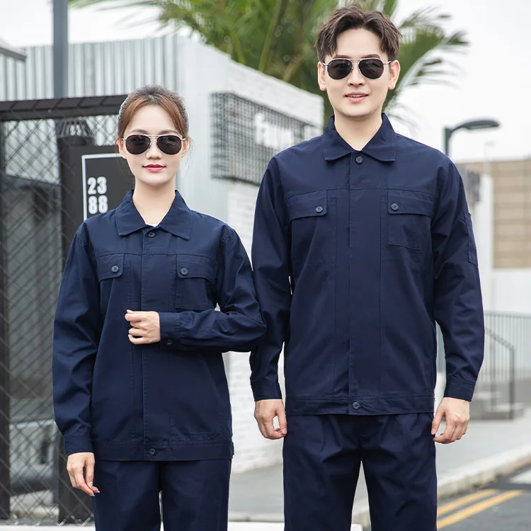 Simple skin-friendly comfortable overalls wear-resistant and breathable cotton overalls