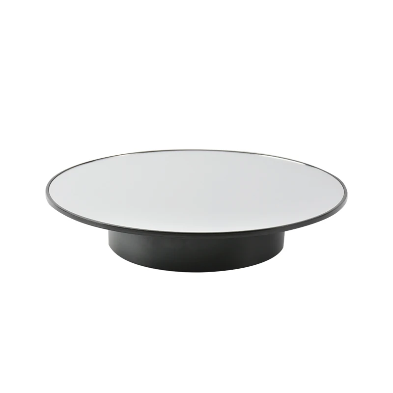 360 Degree 25cm Mirror Photography Turntable Electric Rotating motor Display Stand Video Shooting Turntable