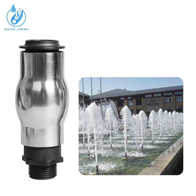 Garden Decoration Music Fountain Outdoor Nozzle Stainless Steel and Plastic European Ice Nozzle