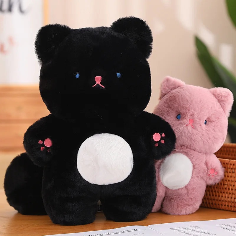 Trendy Cute Kittens Stuffed Animals Home Decoration Children Gifts Kids Pillow Stuffed Plush Cat Toys for Boys Girls