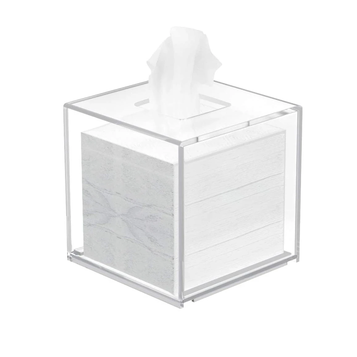 Прозрачная акриловая коробка для салфеток 5 4x5 4 ' прозрачный держатель диспенсер дома офиса ресторана