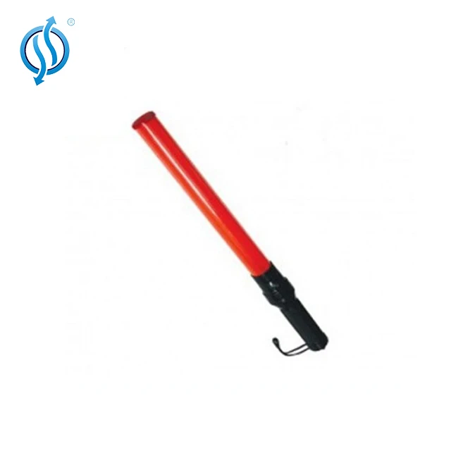 54cm custom LED Flashing rechargeable traffic light baton for Public Security red blue flashing lights