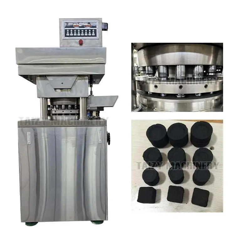 Factory Price Big Capacity Hookah Rotary Shisha Charcoal Briquetting Making Machine