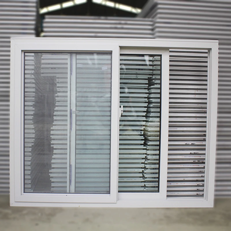 Factory Customized Single Double Tempered Glazed Windows UPVC Sliding Windows For Bedroom