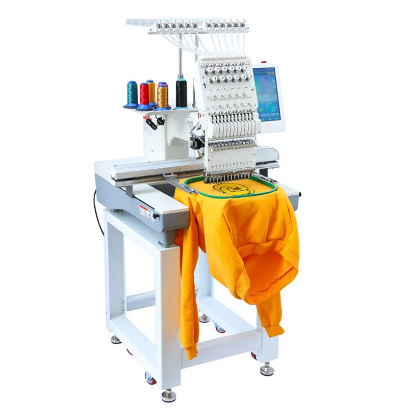 2024 Multifunctional Industrial Customize Colors And Logo Computerized Three Heads Embroidery Machine For Flat/Cap/Garments