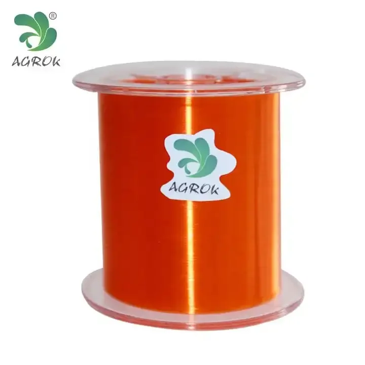 AGROK 100m 500m  Fluorescent Nylon  Monofilament Fishing Line With High Strength and Abrasion Resistance