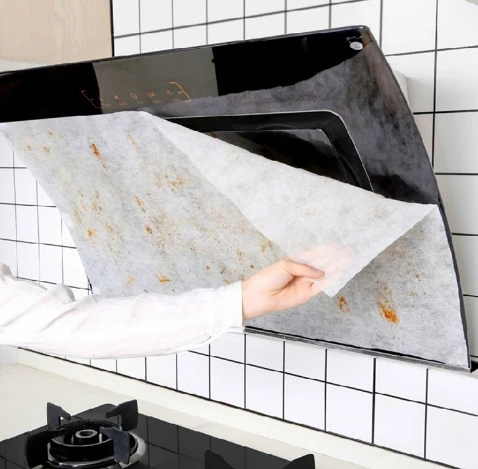 Kitchen Range Hood Filter Membrane Household High Temperature and Oil Smoke Proof Paper Segment Type Range Hood Oil Filter