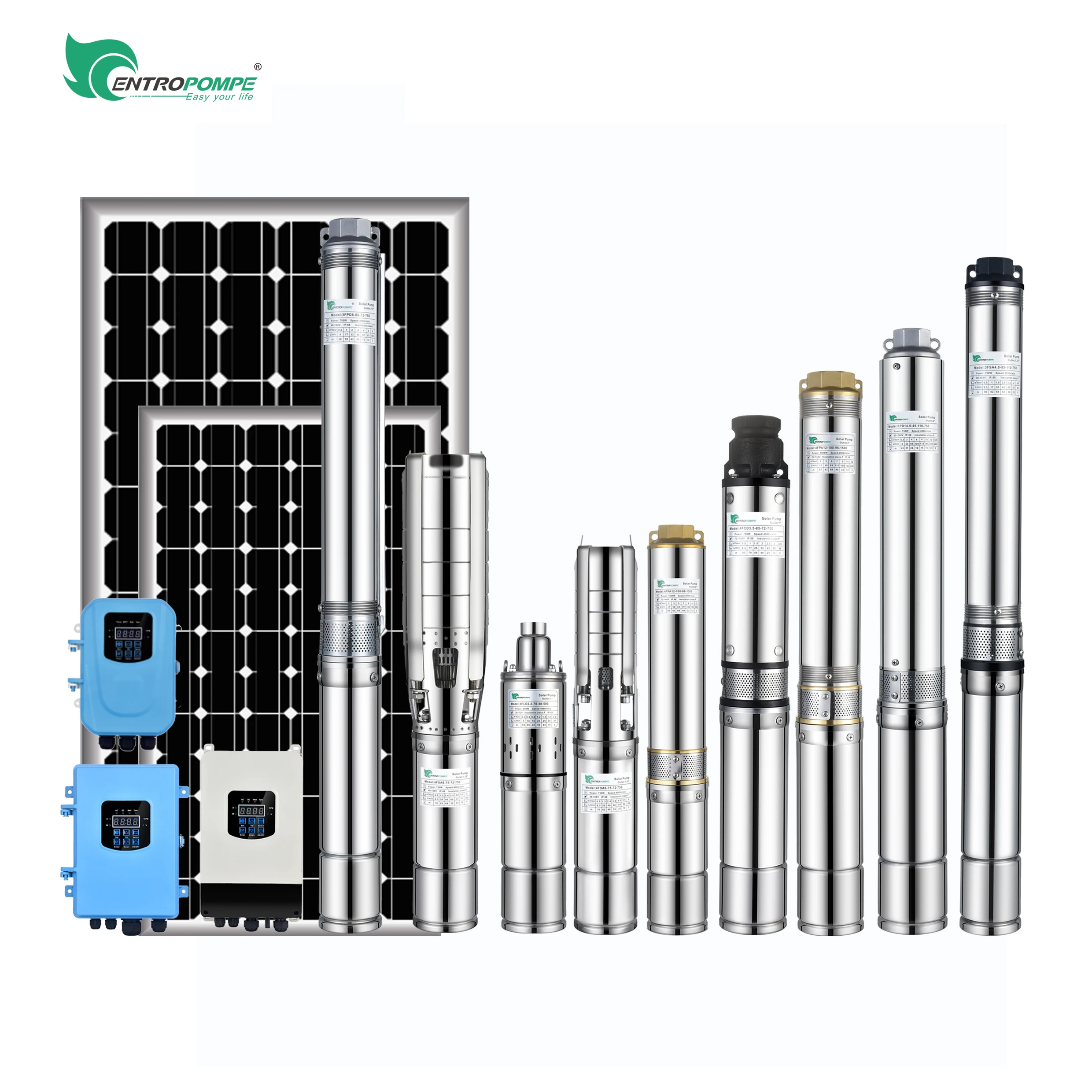 1100w 5 hp 3.8m3/h 123m  windmill solar and pump with wire solar booster submersible water pump for pool