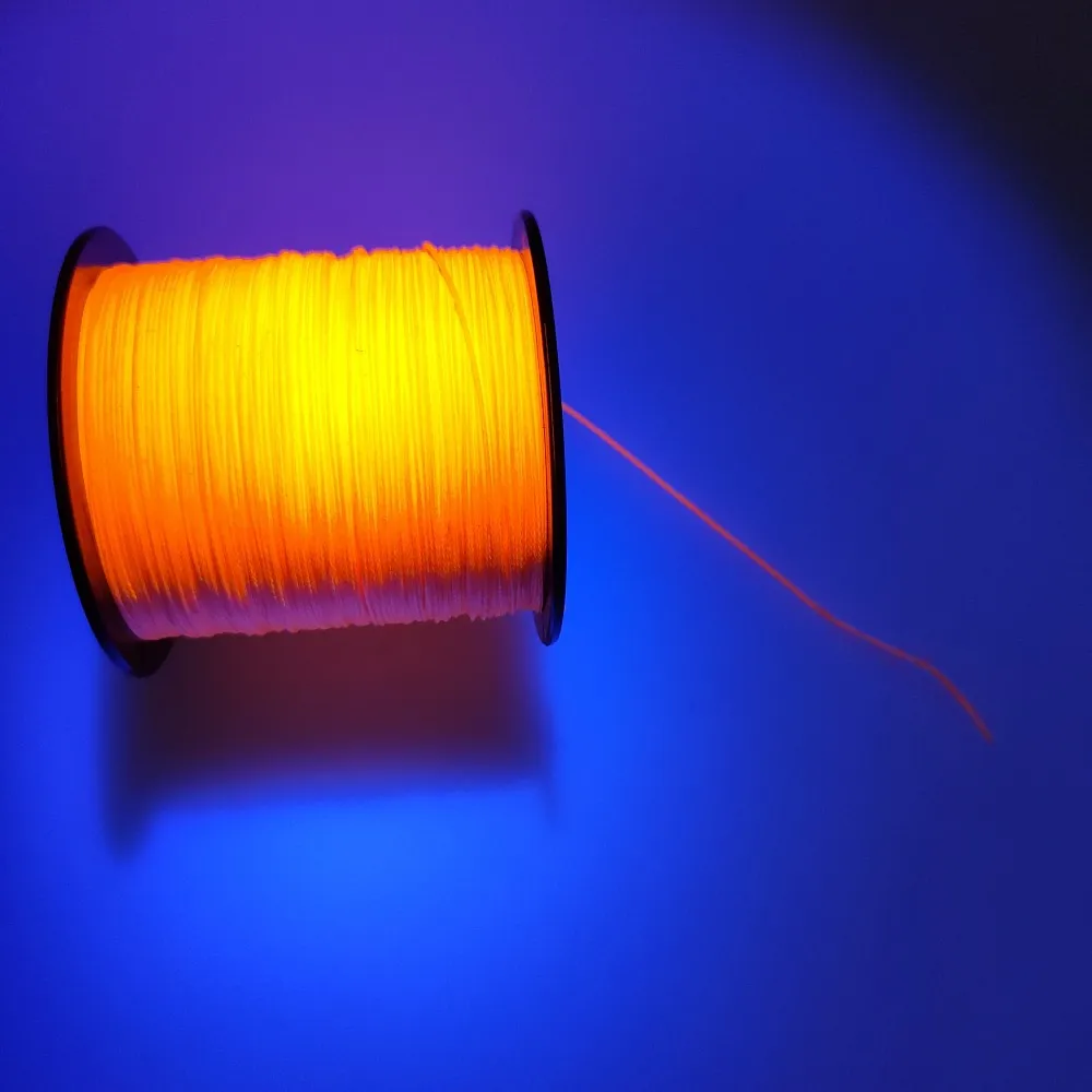 ASHCONFISH UV light  HALO Orange 1000 M 8 Strand Braided Fishing Line Fly Saltwater Sea Japan Braided Fishing Line