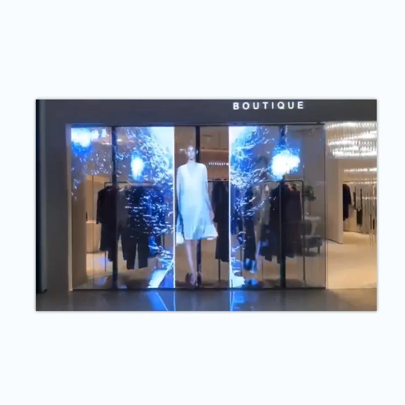 360 Virtual 3D Hologram Transparent Screen Window Display Big 5D Transparent Immersive Screen For Shopping Mall