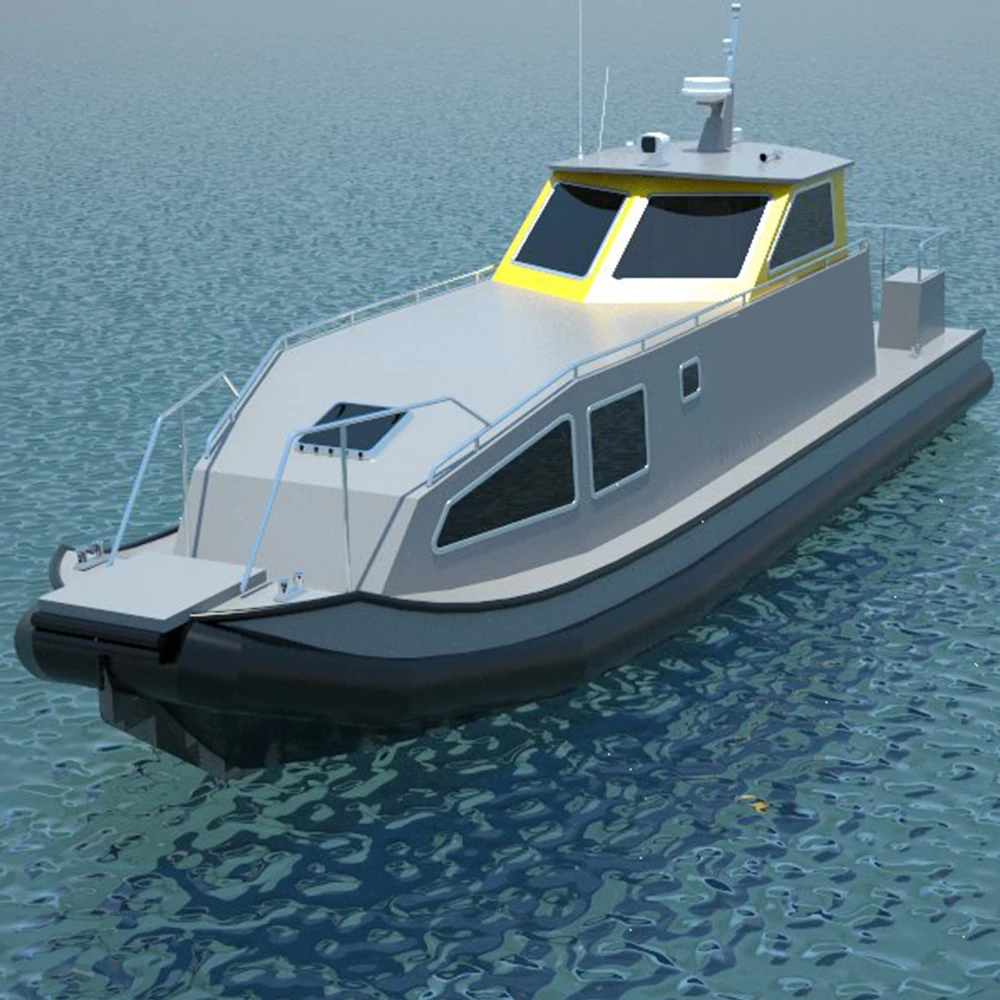 super aluminum yacht with motor and aluminum 5083 yacht for working and pleasure recreation yacht