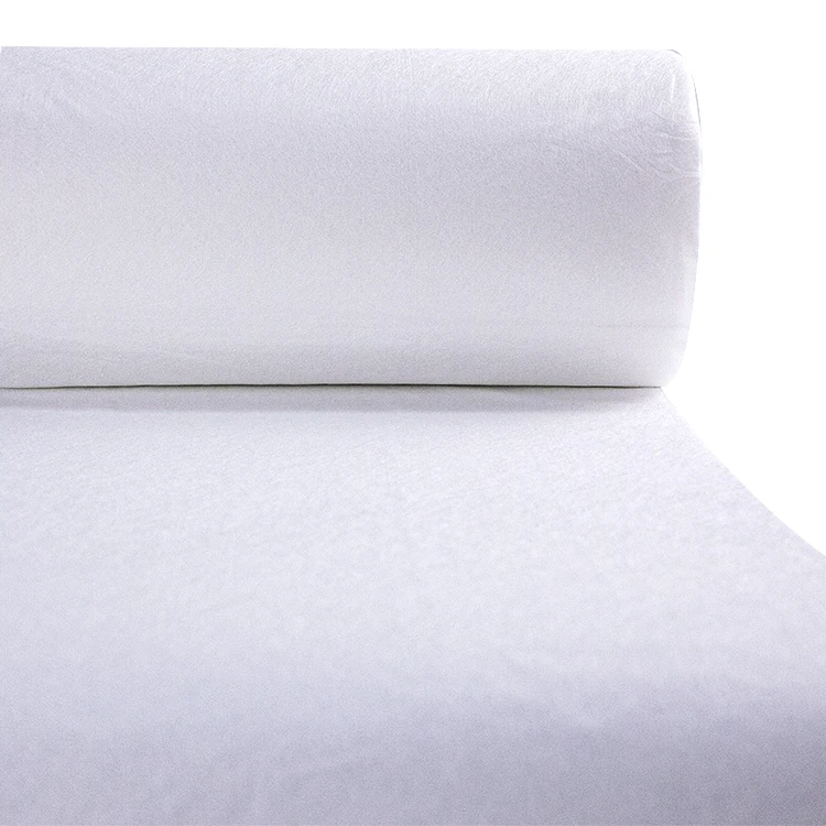 White spunlace  breathable soft lyocell fiber nonwoven fabric rolls micropore facial cloth roll