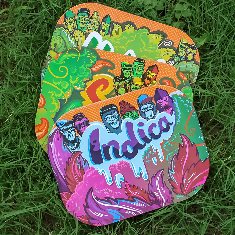 Kuke OEM Wholesale Magnetic Tobacco Rolling Tray Rolling Tray With Magnetic Lid