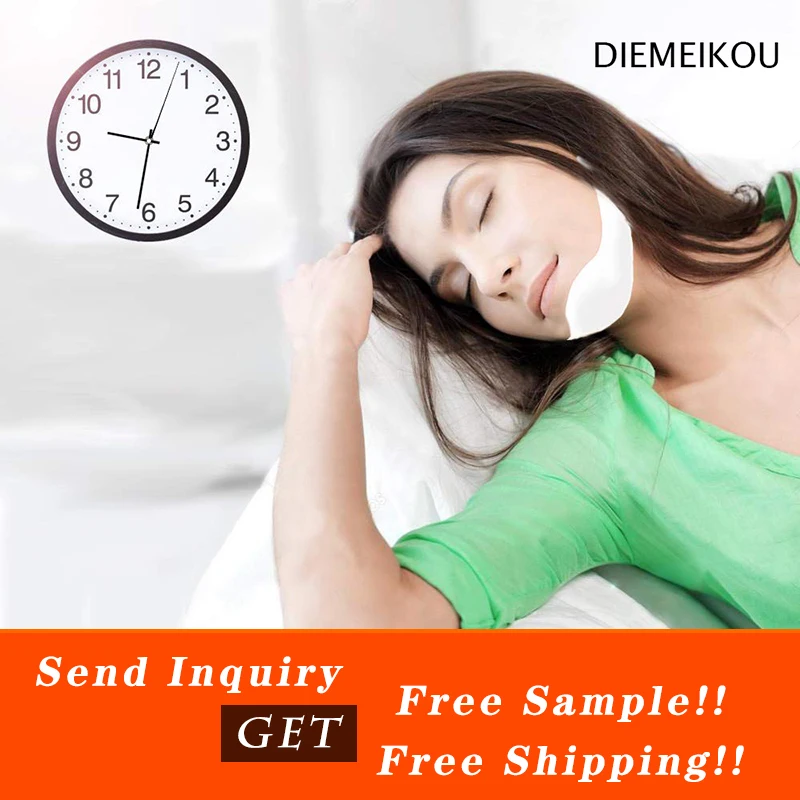 Private Label V Line Shape Face Lifting Mask Double Chin Reducer Chin Up Patch Lifting Mask