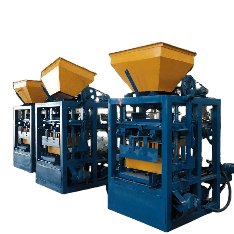Qt4-24 Hydraulic Cement Block Forming Machine Manufacturers Hollow Automatic Brick Making Machine