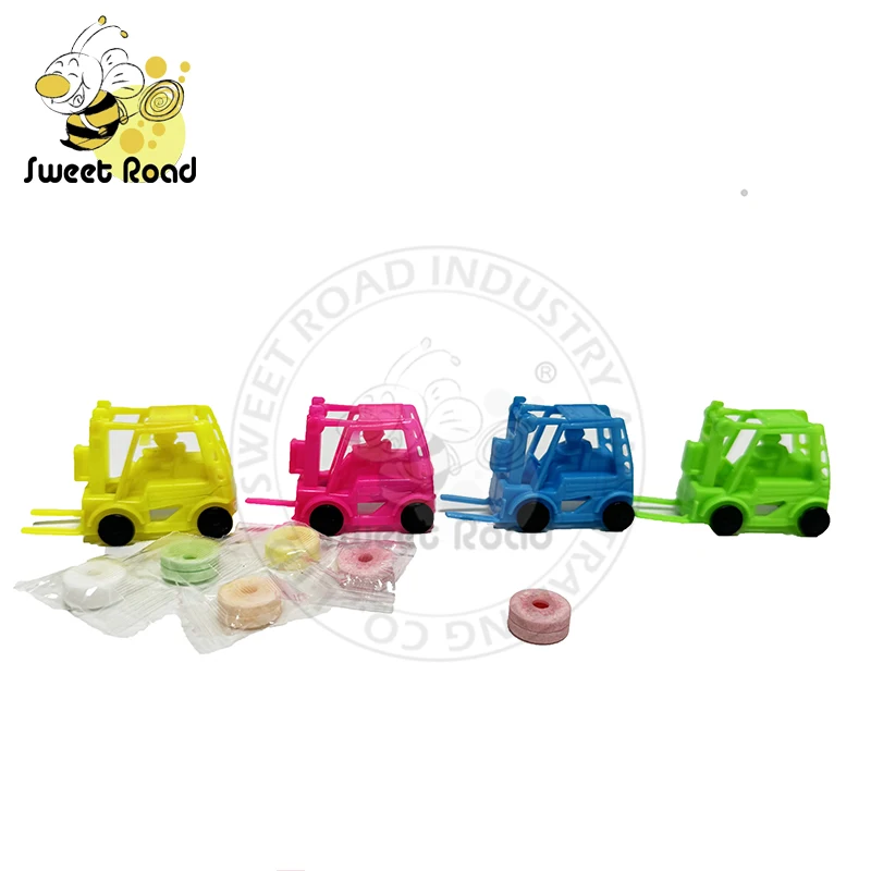 Best Recommend Forklift Whistle Candy for Children Cute Delicious Candy Toys Wholesale