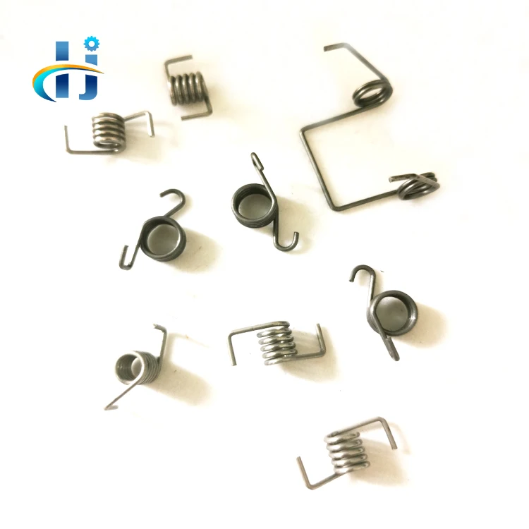 Black Powder Coated High Strength Electrical Equipment Using Helical Coil Torsional Springs Constant Force Steel Coil Strip