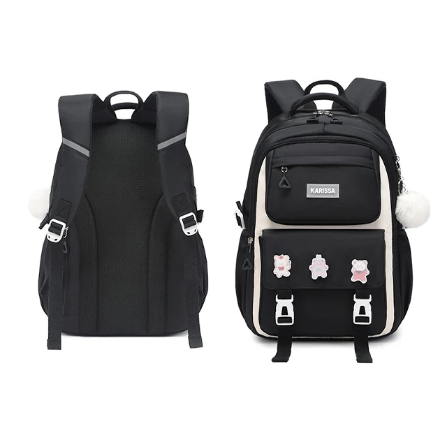 99 подарочных 2023 радужных цветов прочные корейские модные милые школьные сумки набор для девочек студенческие рюкзаки