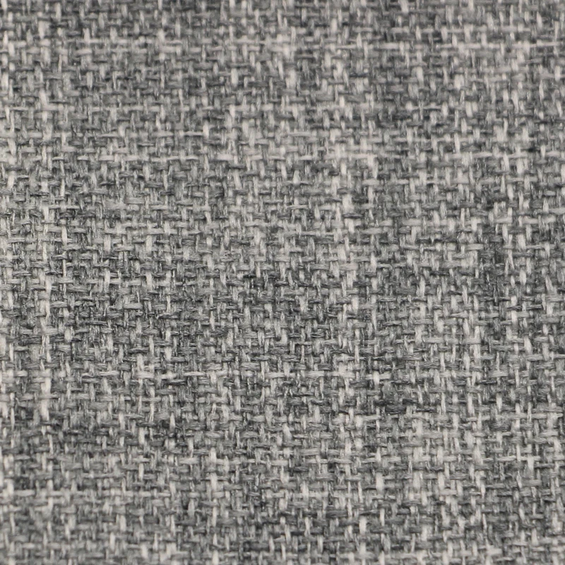 Mand textile wholesale good quality modern polyester dyed coated blackout linen style roller blind fabric