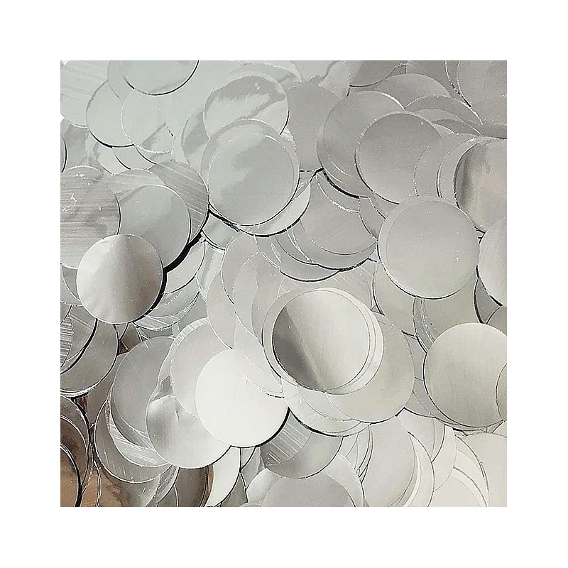 
Metallic silver confetti wholesale 