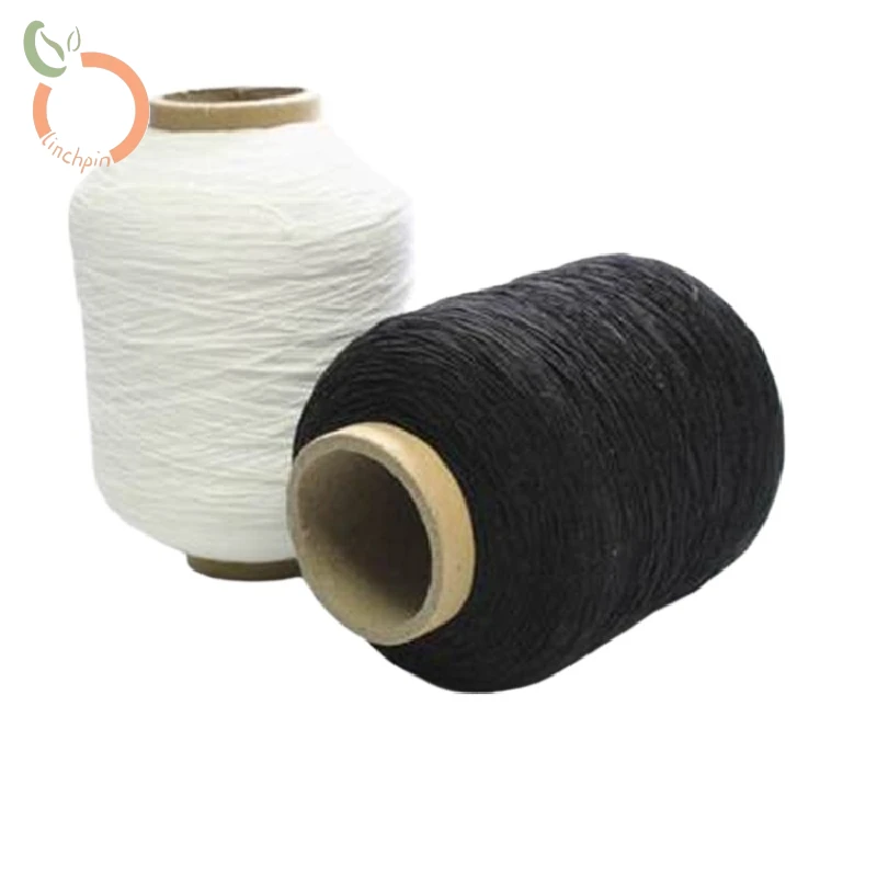 Spandex elastic yarn clothing stretch line glove socks latex covered yarn rubber thread