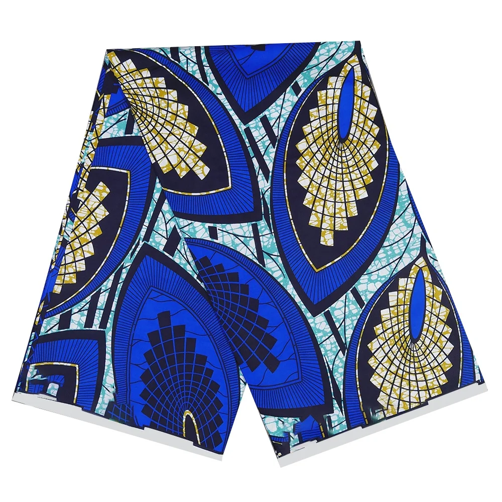 Factory Supply African Loincloth 100% Cotton Original Ankara African Fabrics Tissu African Super Real Wax Printed Fabric