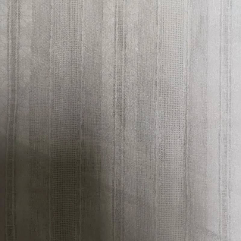 2021 new arrival customized high quality cotton dobby leno shirt fabric for sale