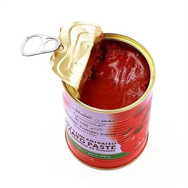 Manufacture wholesale metal round shape tin cans for tomato paste packing