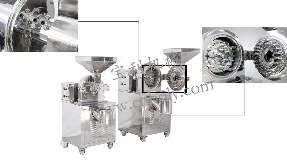 Vanilla bean grinder machine / Vanilla bean powder mill / Bean milling machine